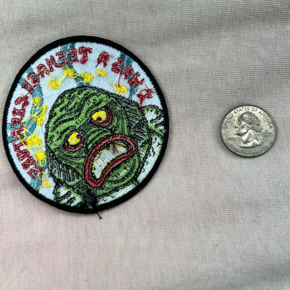 Goblinko I WAS A TEENAGE CREATURE PATCH Game Fantasy Vest Jacket Sean Aaberg DIY